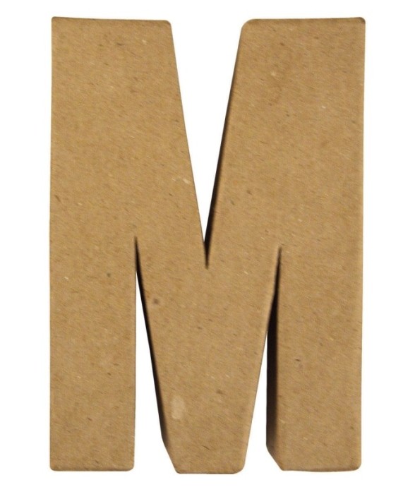 Lettre pap. -mâché M FSC...
