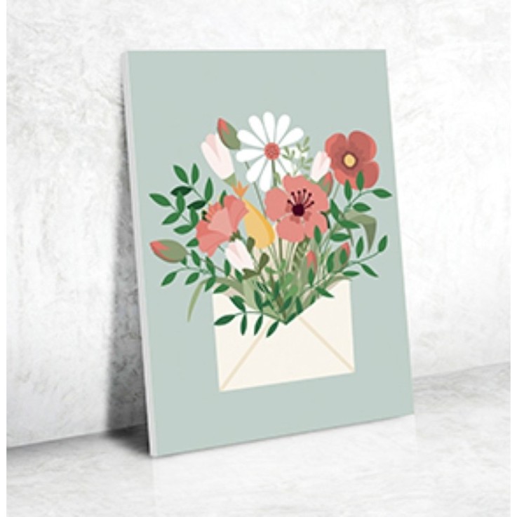 Peinture au Numéro 30x40cm Fleuri