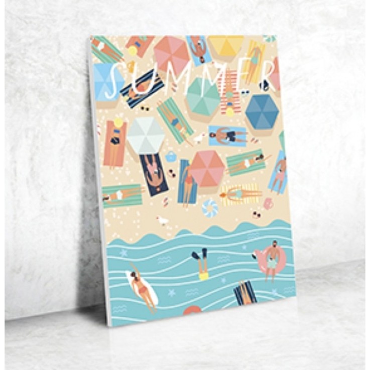Peinture au Numéro 30x40cm A La Plage