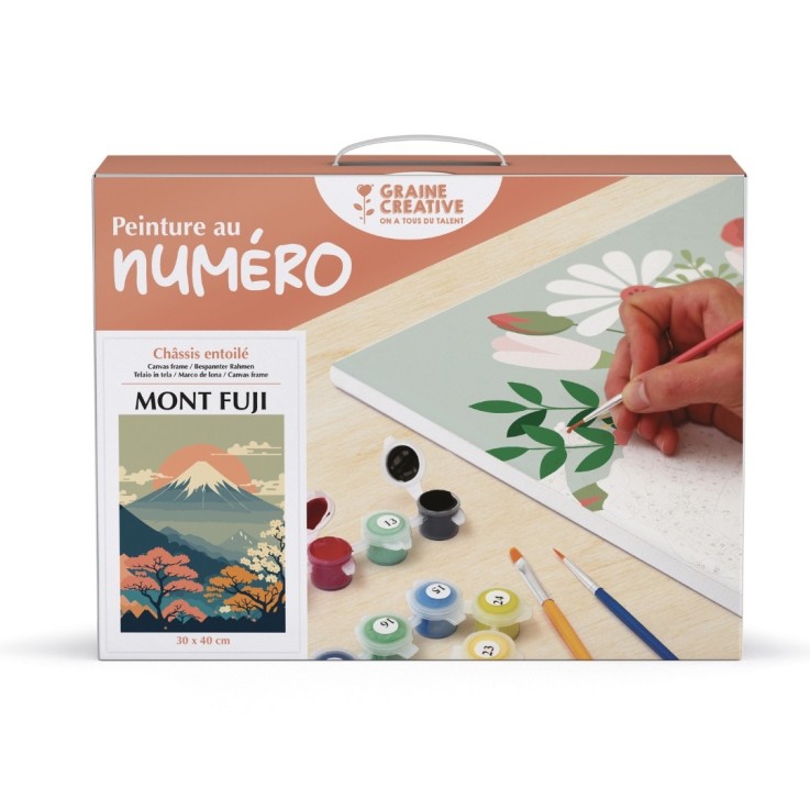 Peinture au Numéro 30x40cm Mont Fuji