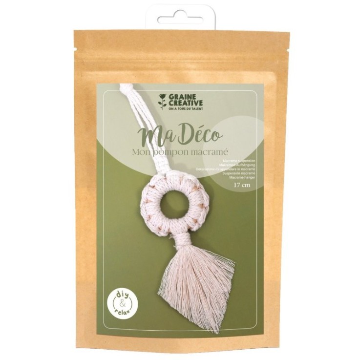 KIT MACRAME POMPON