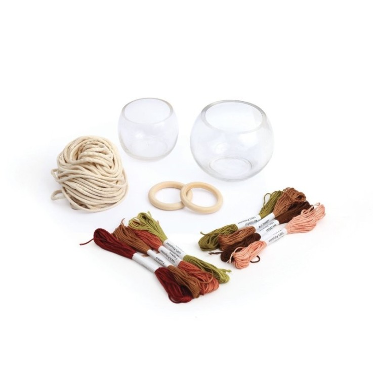 Graine Créative - Kit tressage 2 suspensions 15 x 25 x 10 cm