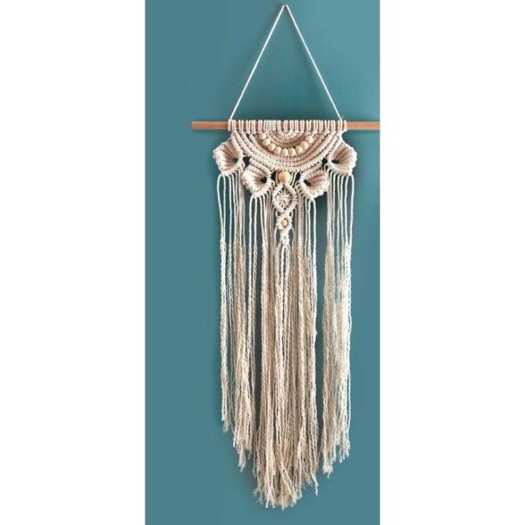 KIT MACRAME COQUILLAGE ECRU