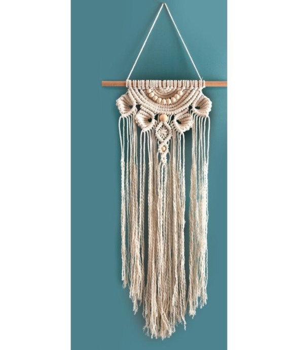 KIT MACRAME COQUILLAGE ECRU