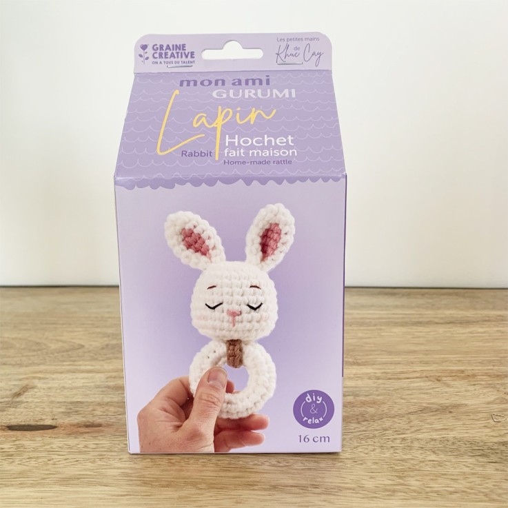 KIT CROCHET HOCHET LAPIN
