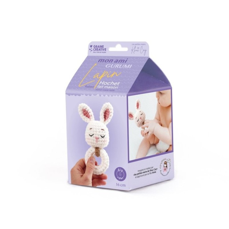 KIT CROCHET HOCHET LAPIN