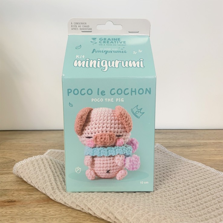 Kit MINI Amigurumi Cochon 10 cm