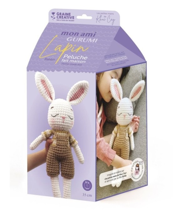 KIT MON AMI GURUMI LAPIN