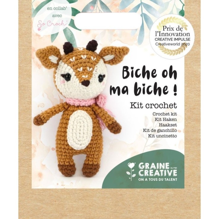 Kit Amigurumi crochet Oh ma biche