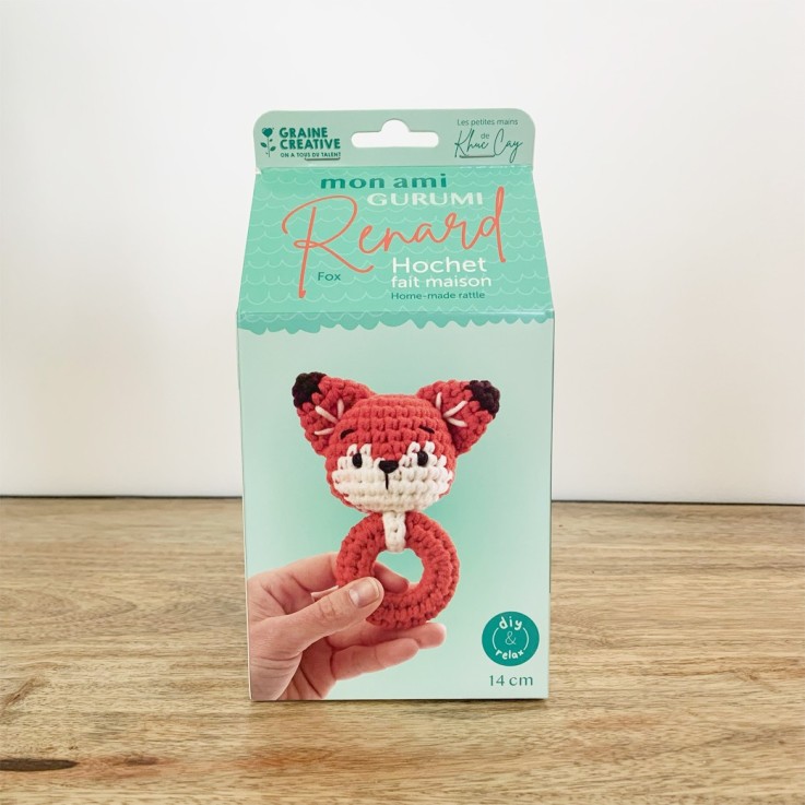 KIT CROCHET HOCHET RENARD