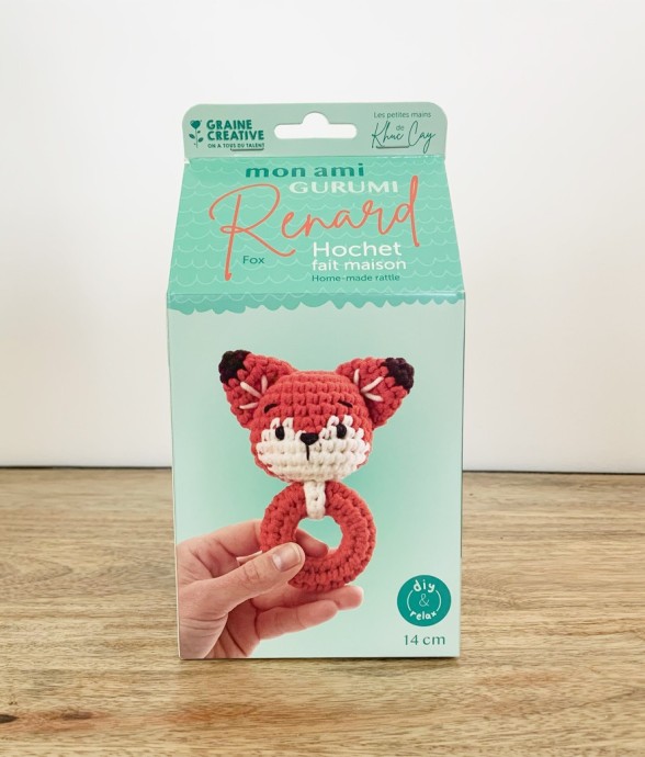 KIT CROCHET HOCHET RENARD