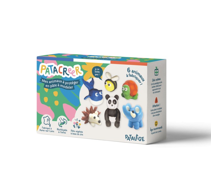 Mes 6 animaux à protéger en Pâte à Modeler