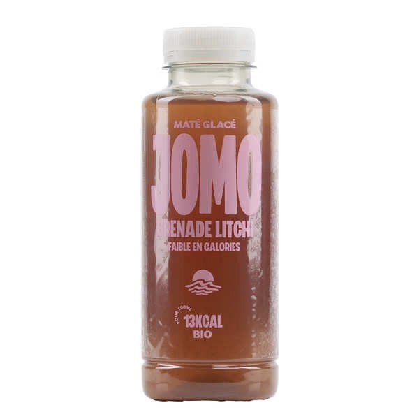 Thé maté glacé à la grenade et au litchi bio JOMO - Bouteille PET de 350ml