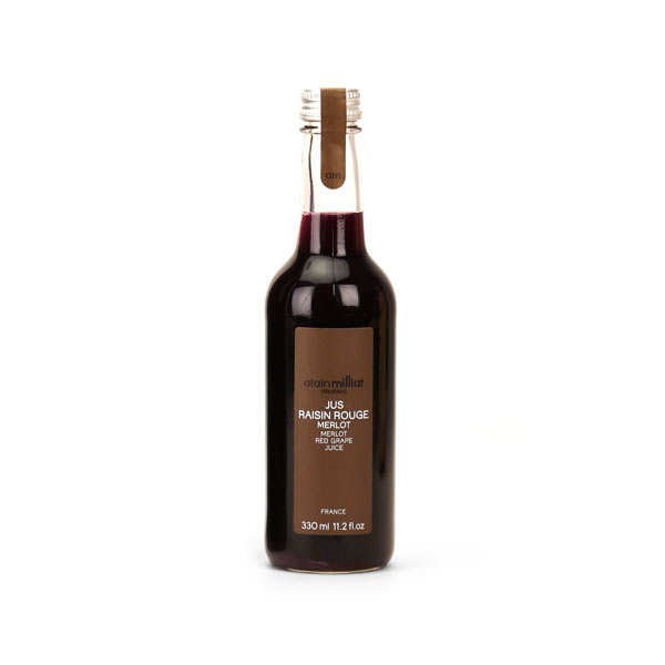 Jus de Raisin Rouge Merlot Alain Milliat - Bouteille 1L