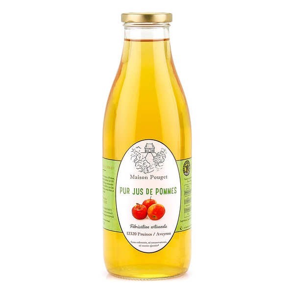 Pur jus de pommes de l'Aveyron - Bouteille 1L