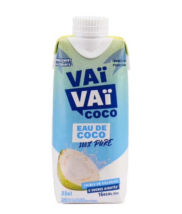 L'eau de coco 100%...