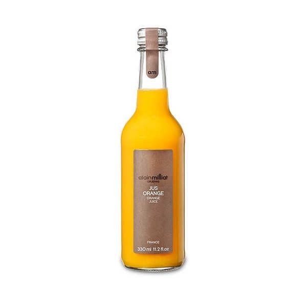 Jus d'orange blonde Alain Milliat - Bouteille de 1L