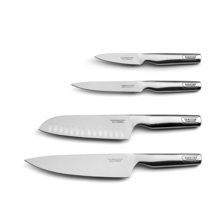 Set 4 couteaux de cuisine Asean en inox