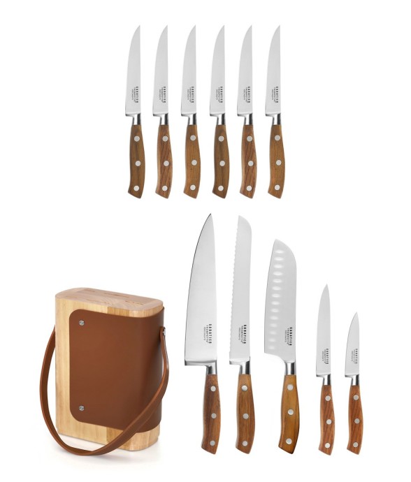 Bloc 5 couteaux de cuisine...