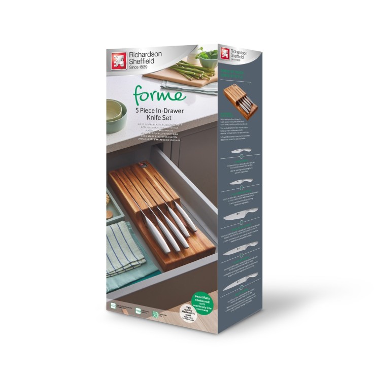 Bloc Range Tiroir 5 pièces en inox