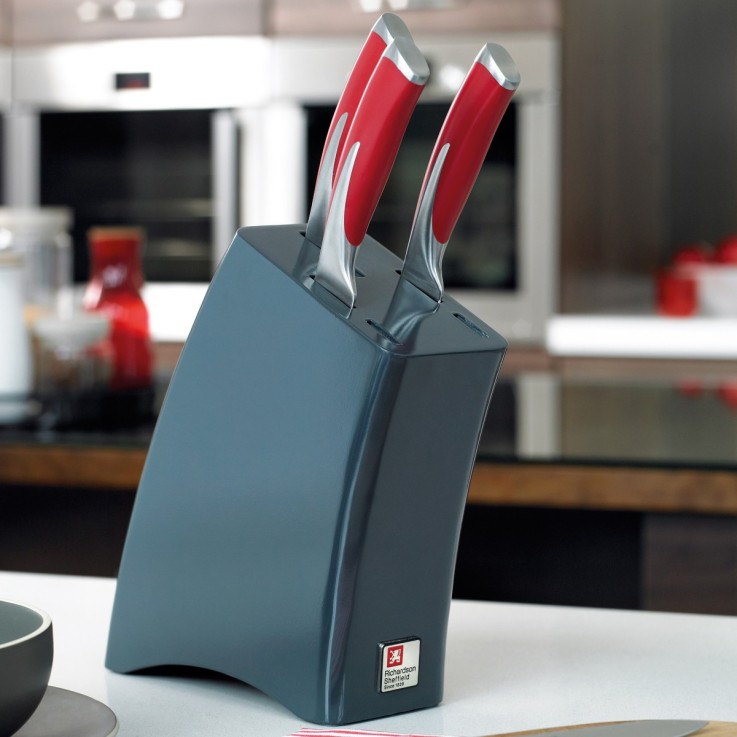 Bloc 5 couteaux de cuisine en inox