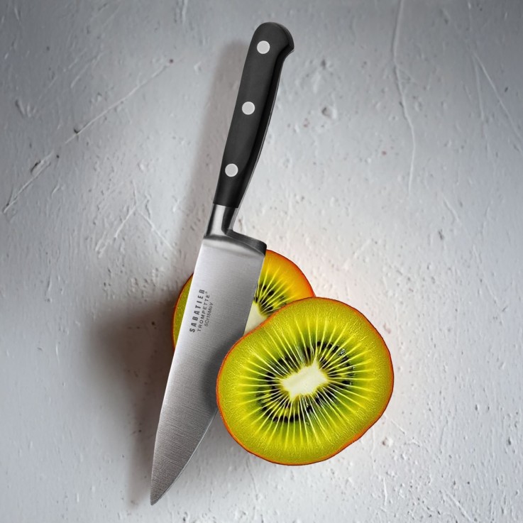 Bloc Bambou 4 couteaux de cuisine Origin en inox
