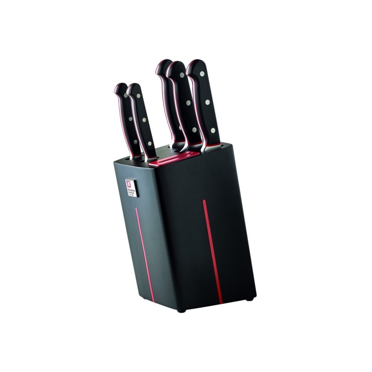 Bloc 5 couteaux de cuisine Velocity en inox