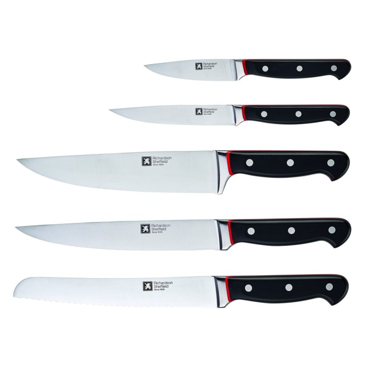 Bloc 5 couteaux de cuisine Velocity en inox