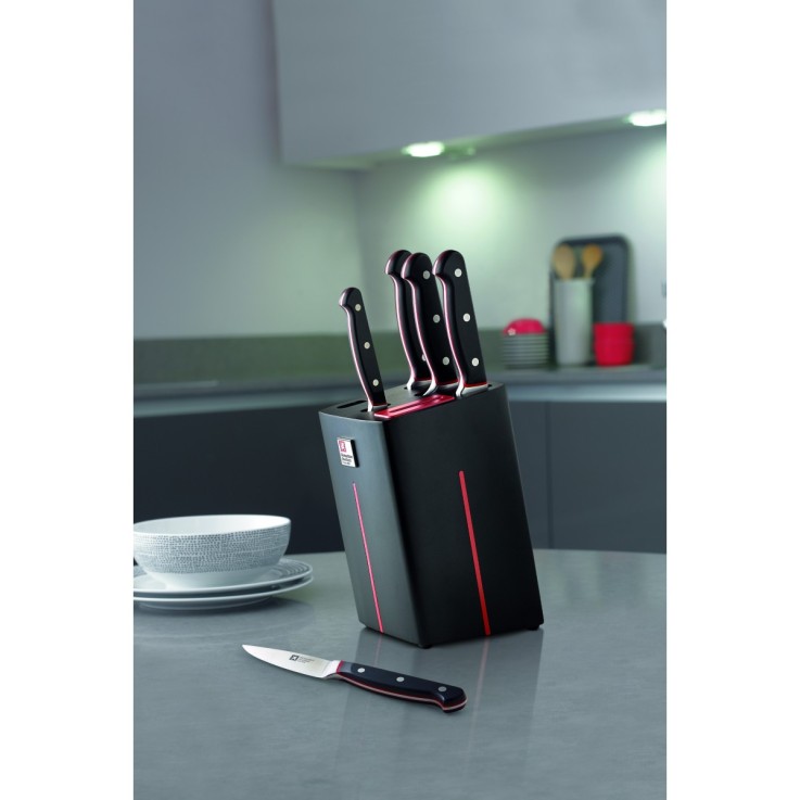 Bloc 5 couteaux de cuisine Velocity en inox