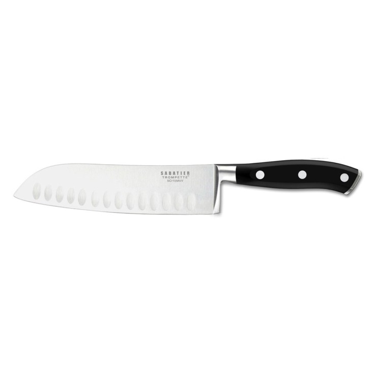 Couteau Santoku 18cm Vulcano en inox