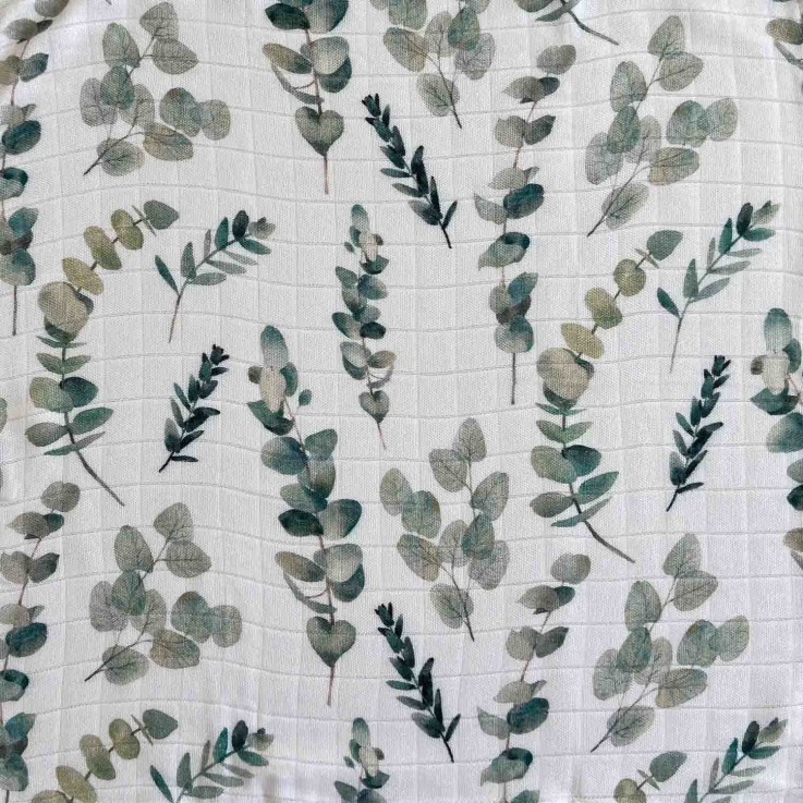 Lot de 2 langes en viscose de bambou, Eucalyptus