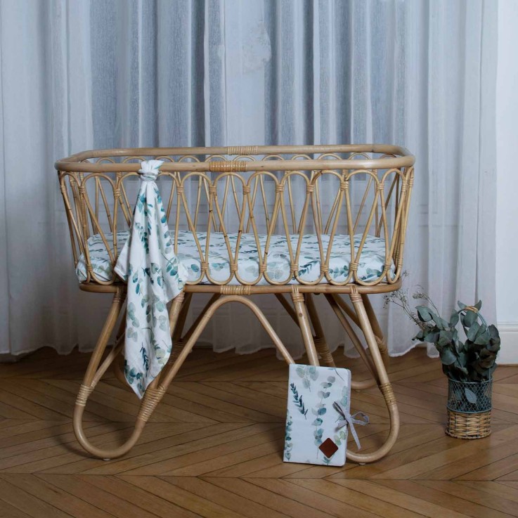 Maxi lange couverture en viscose de bambou, Eucalyptus