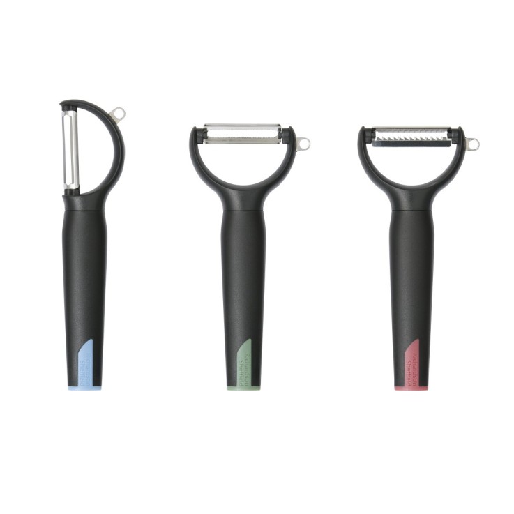 Set de 3 éplucheurs en inox