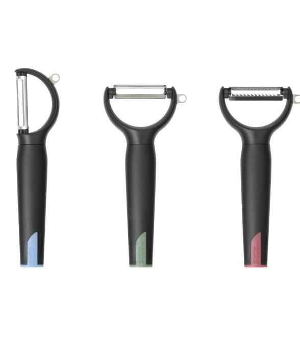 Set de 3 éplucheurs en inox