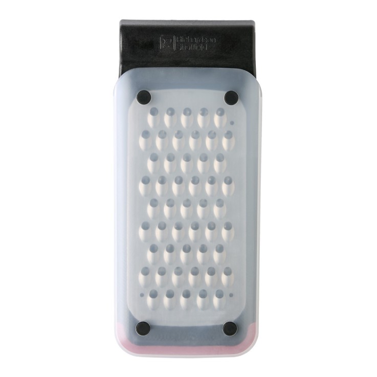 Râpe pliable 2 faces fine et épaisse avec couvercle de protection en inox
