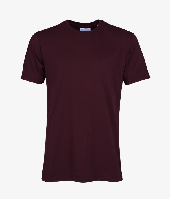 Tee Shirt Oxblood Red Coton...