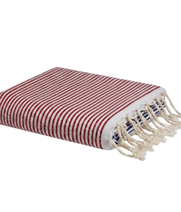 Fouta de plage en coton...
