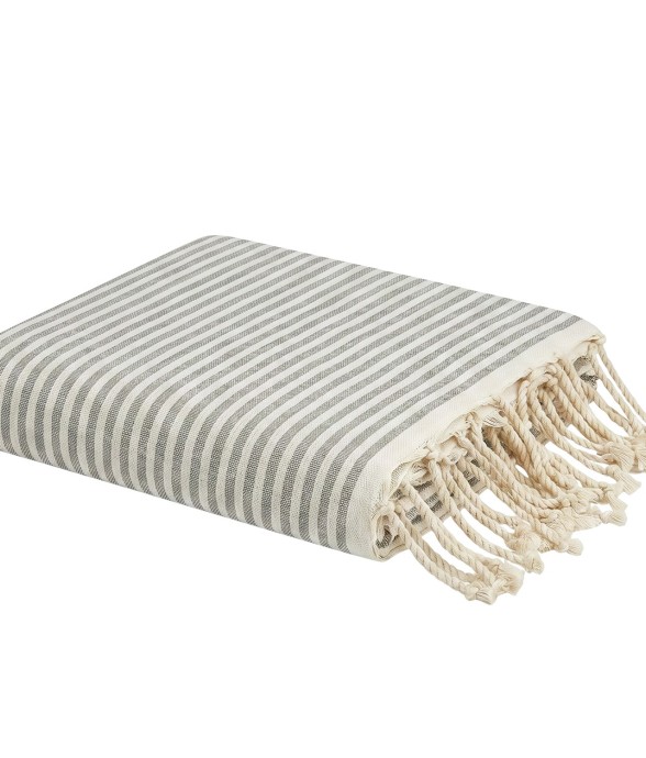 Fouta de plage en coton...