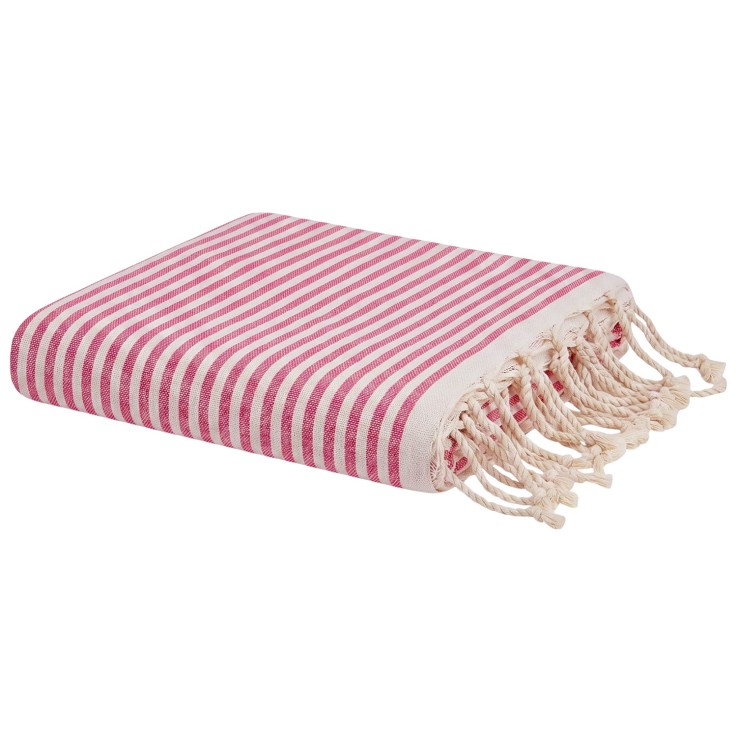 Fouta de plage en coton recyclé anti-sable 1mx2m Ikaria
