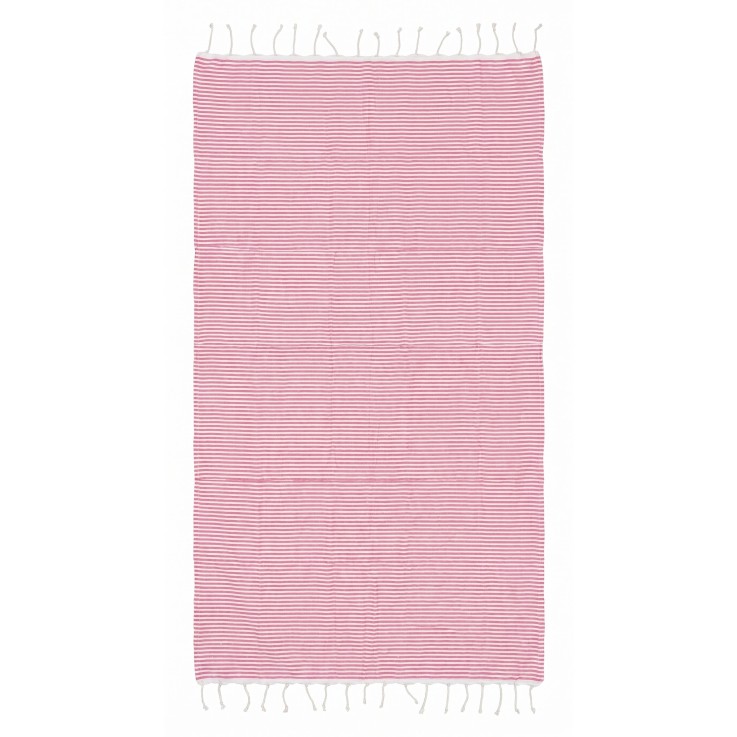 Fouta de plage en coton recyclé anti-sable 1mx2m Ikaria