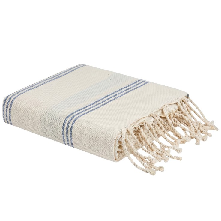 Mini fouta pour enfant en coton recyclé 70 x 140 cm Paros