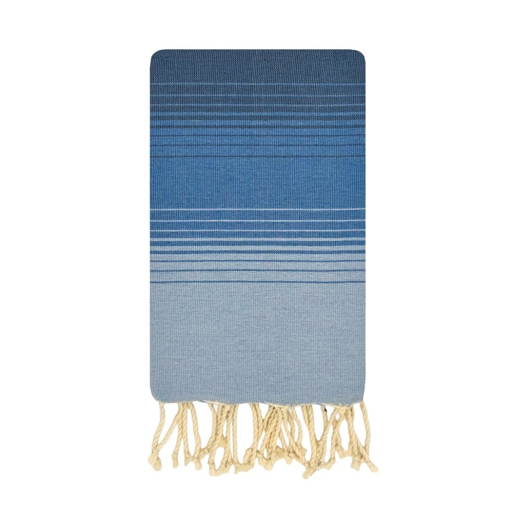 Fouta de plage en coton recyclé anti-sable 1x2m Malta