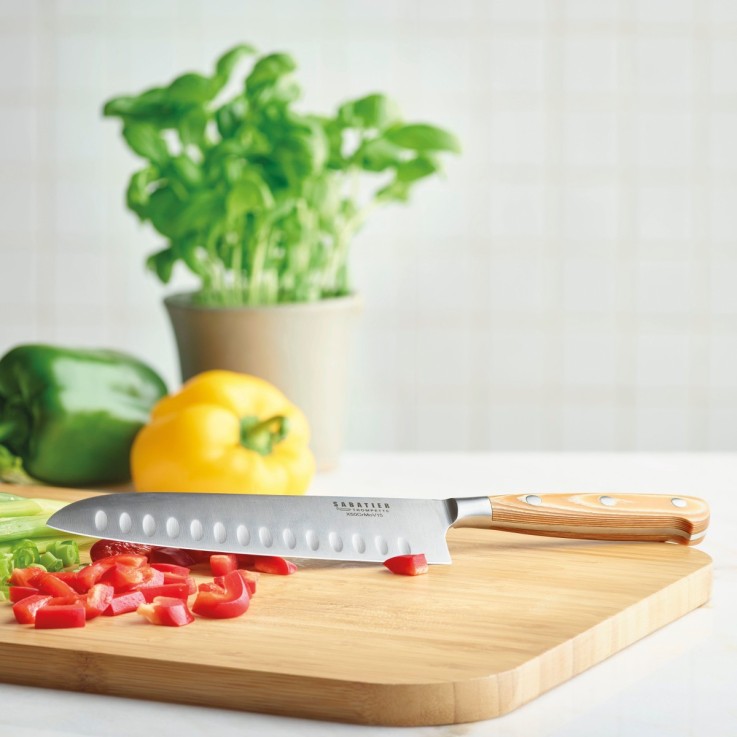 Couteau Santoku 18cm Essentiel en inox