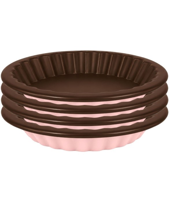 Set 4 moules Tartelettes Dolce