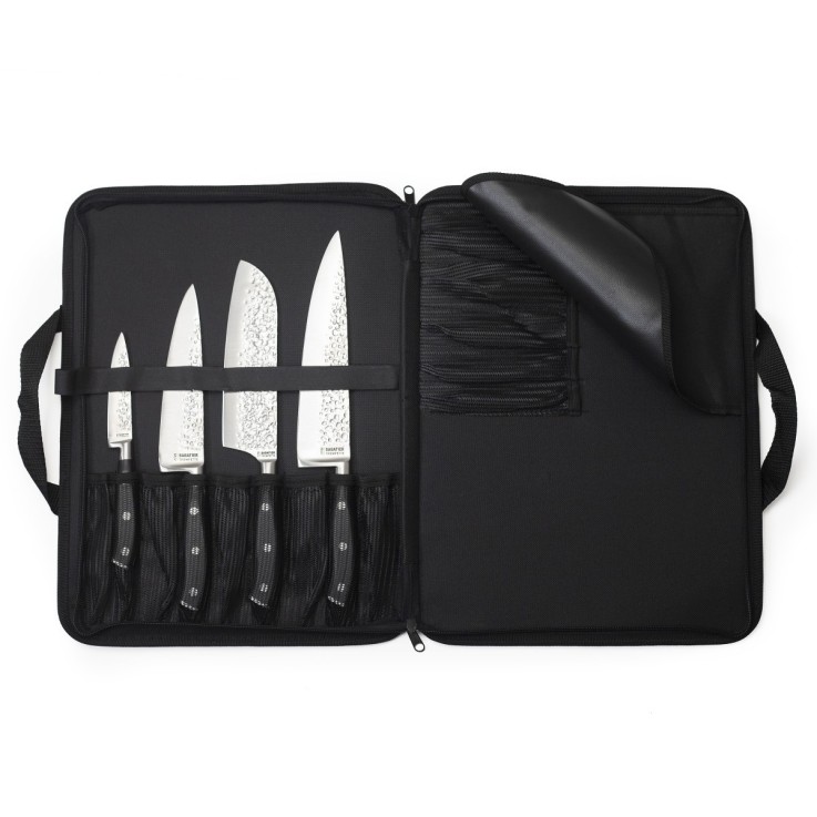 Trousse de 4 couteaux de cuisine en inox Carbon