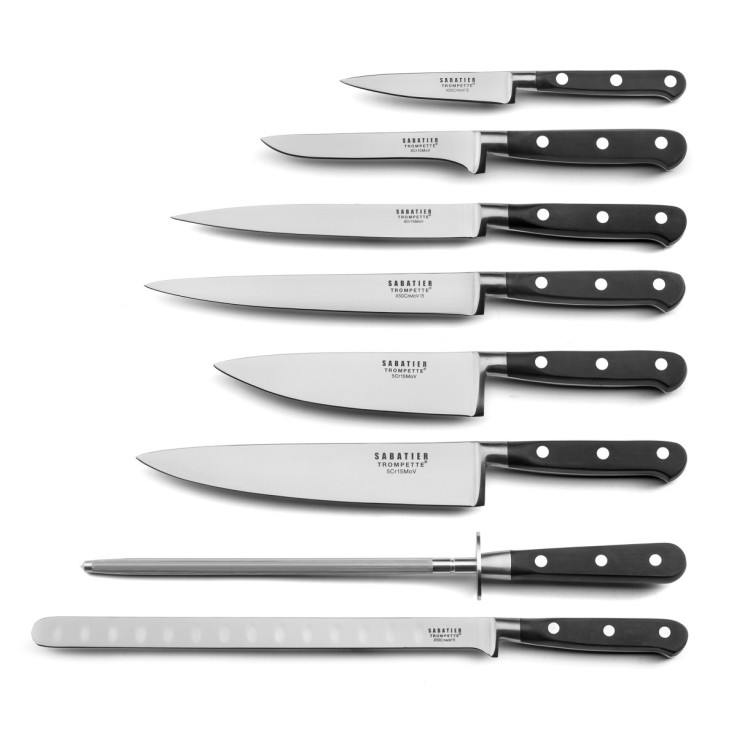 Valise hôtelière 8 couteaux de cuisine en inox Origin par Sabatier Trompette