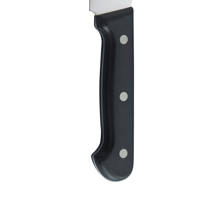 Ensemble de 2 couteaux de cuisine en inox et 1 pierre à aiguiser Universal