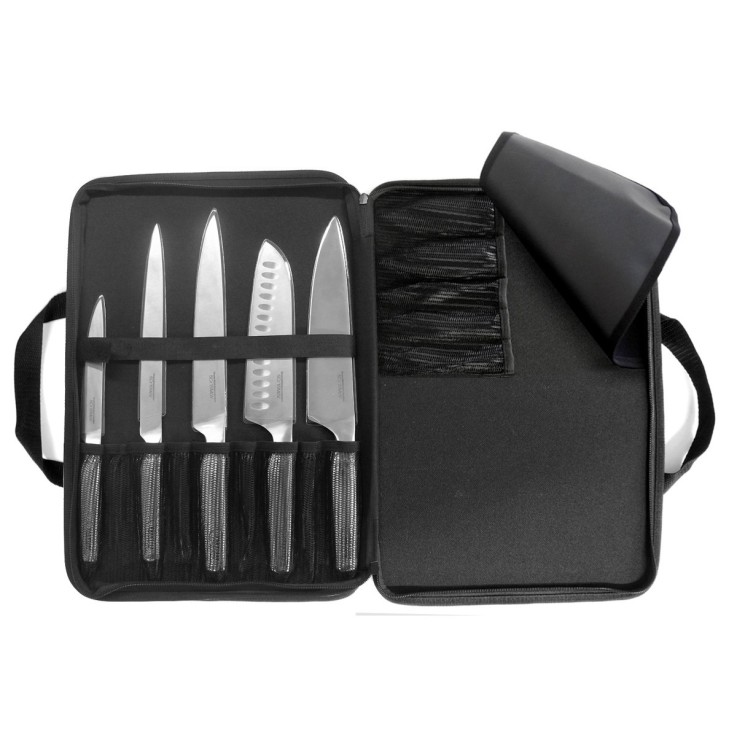 Trousse 5 couteaux de cuisine en inox Asean