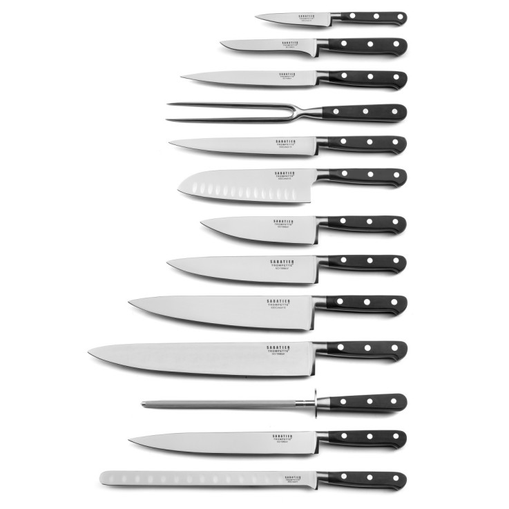 Set 5 couteaux de cuisine en inox Origin