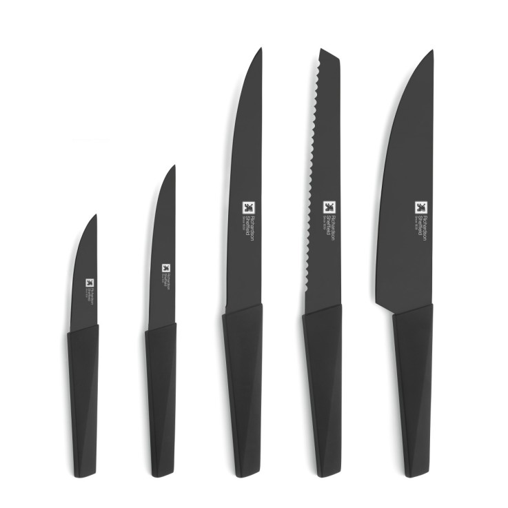 Bloc 5 couteaux de cuisine en inox Edge